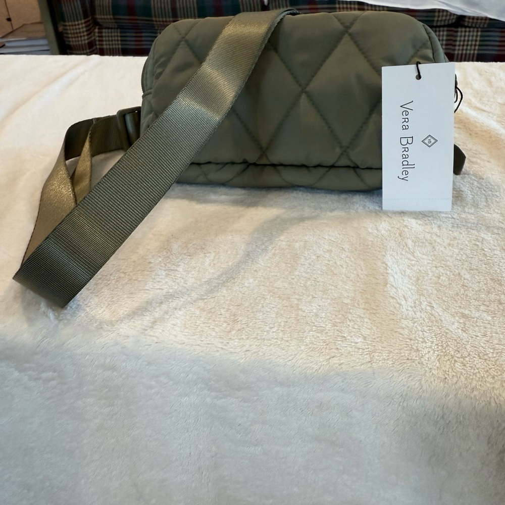 Vera Bradley Essential Mini Belt Bag in Sage